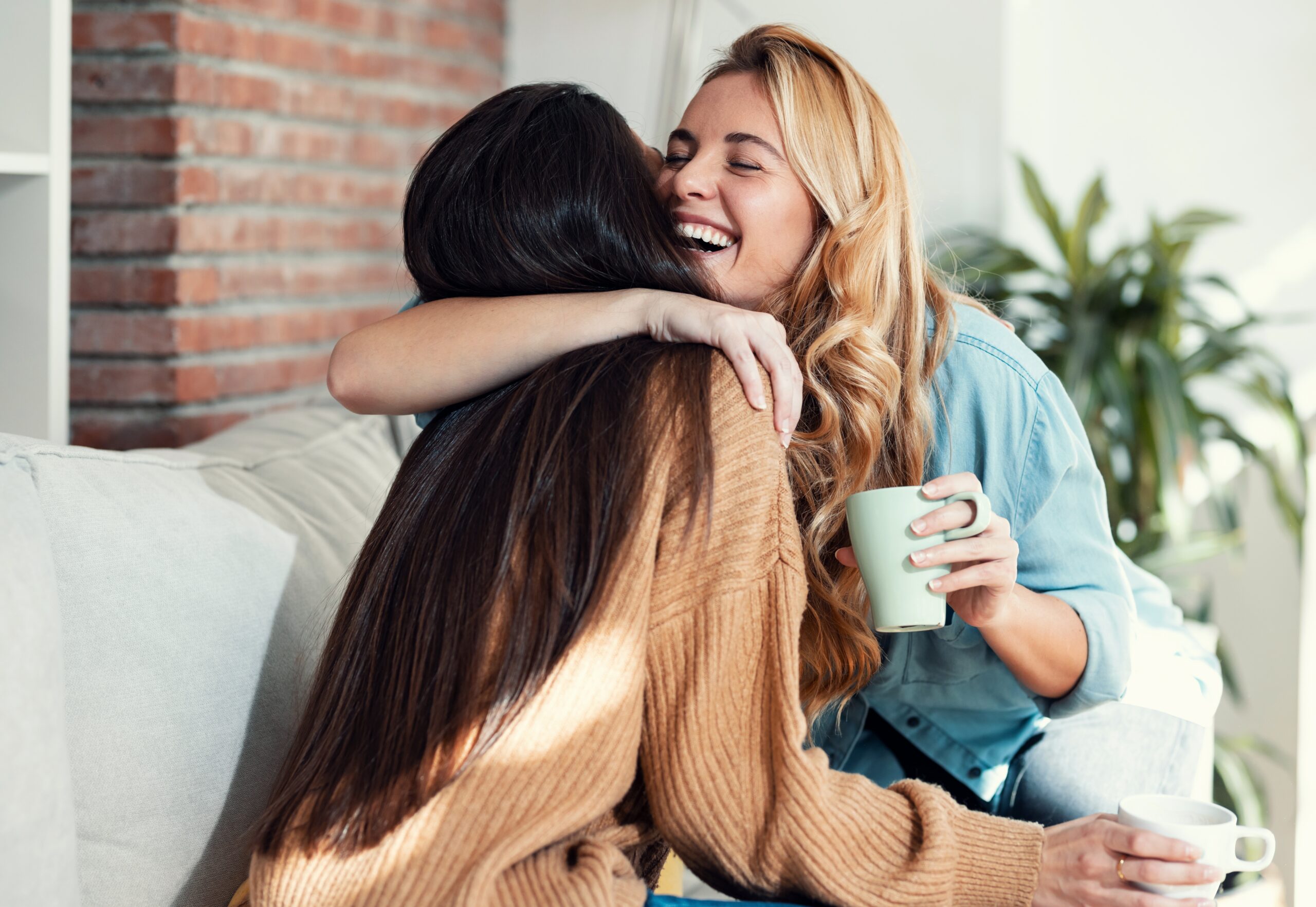 two women hugging each other / Motivational Monday - The Holistic Highway: Ayurveda Sanctuary - Ayurvedic Meal Plan - Transformational Wellness Program - Dosha Quiz: Vata - Pitta - Kapha - Skincare Quiz