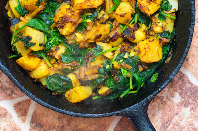 Meals that Heal - Spicy Sweet Potatoes with Spinach - The Holistic Highway: Ayurveda Sanctuary - Ayurvedic Meal Plan - Transformational Wellness Program - Dosha Quiz: Vata - Pitta - Kapha - Skincare Quiz