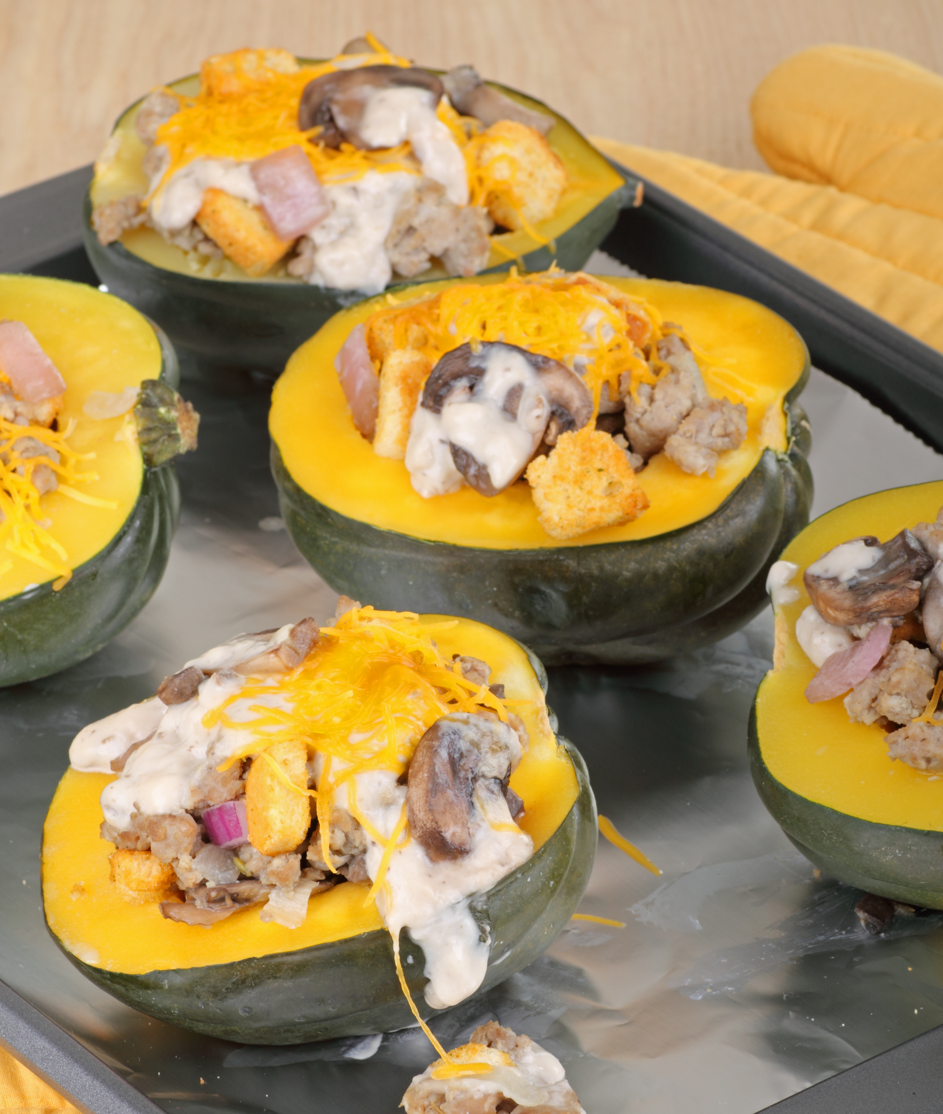 savory roasted acorn squash