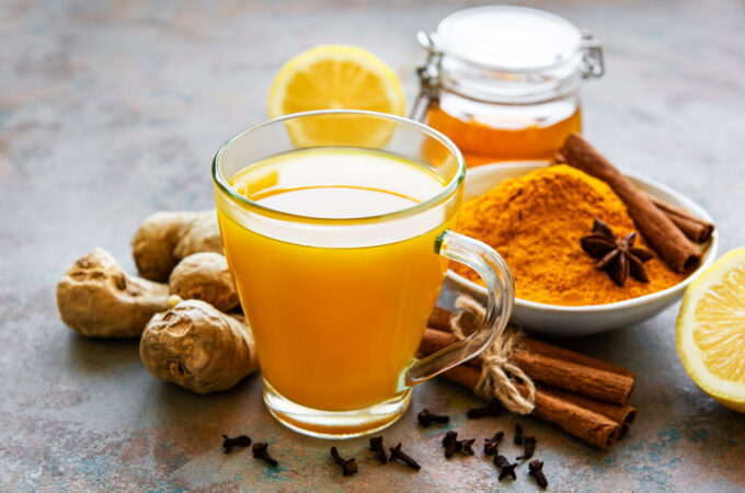 Meals That Heal - Immune Boosting Ginger Turmeric Tea - The Holistic Highway