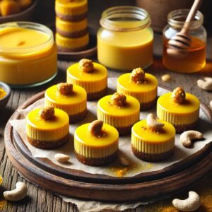 Golden Milk Cheesecake Bites: Ayurvedic Thanksgiving Meals - Appetizers, Desserts & More - The Holistic Highway - Ayurvedic Meals